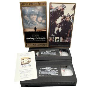 Saving Private Ryan VHS 1999 2 Tape Set Tom Hanks Special Limited Edition